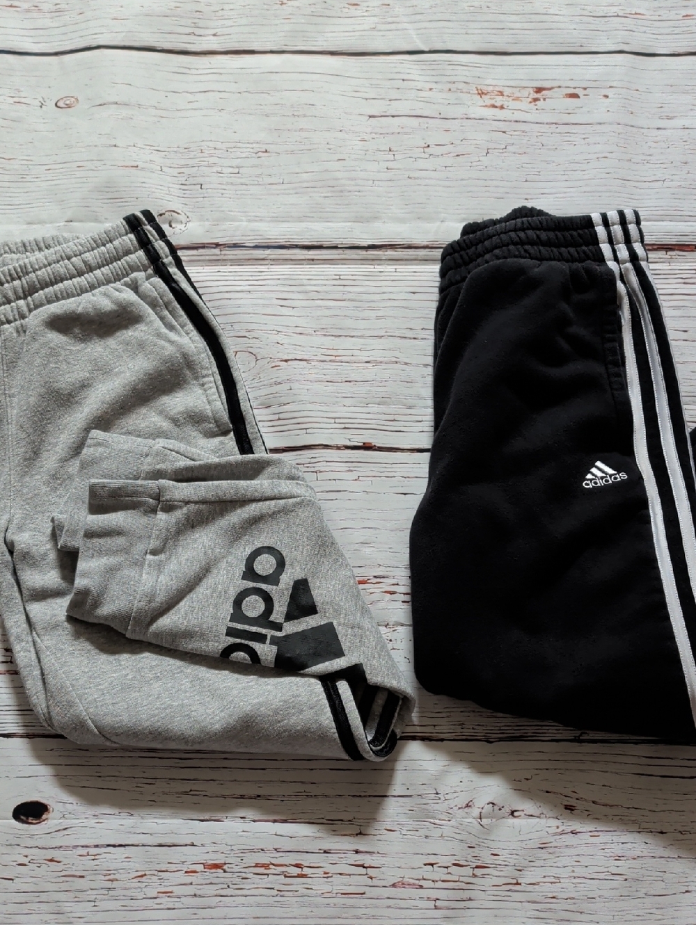 Adidas Kids Black and Grey Jogger Pants Set 🖤🩶